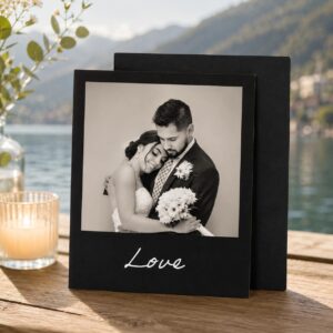 magnete-polaroid-cornice-nera-personalizzato